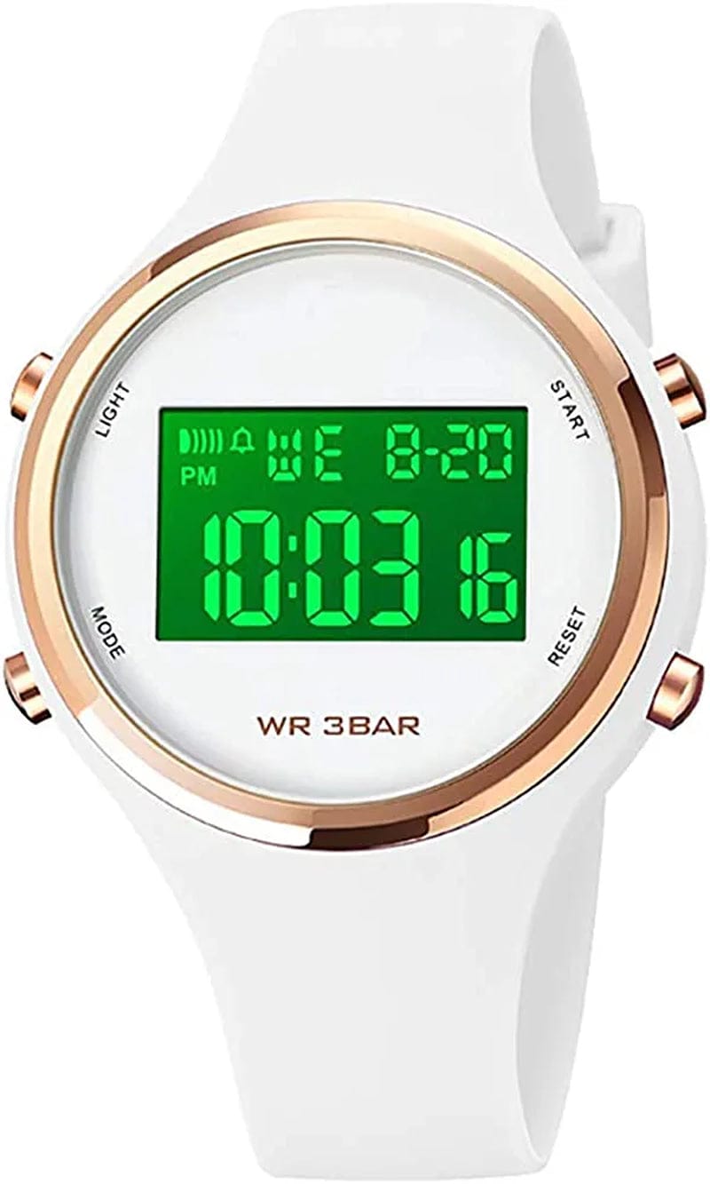 Outdoor Sport Watches Alarm Clock 5Bar Waterproof LED Digital Watch
