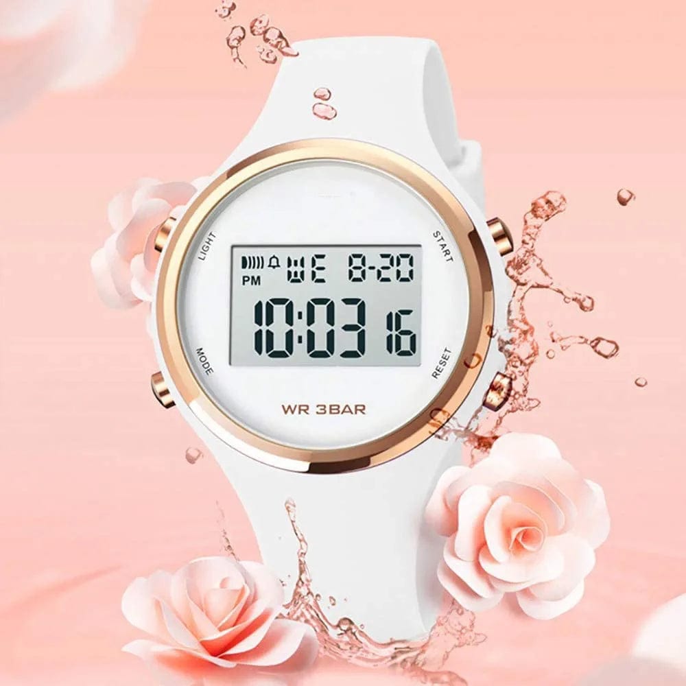 Outdoor Sport Watches Alarm Clock 5Bar Waterproof LED Digital Watch