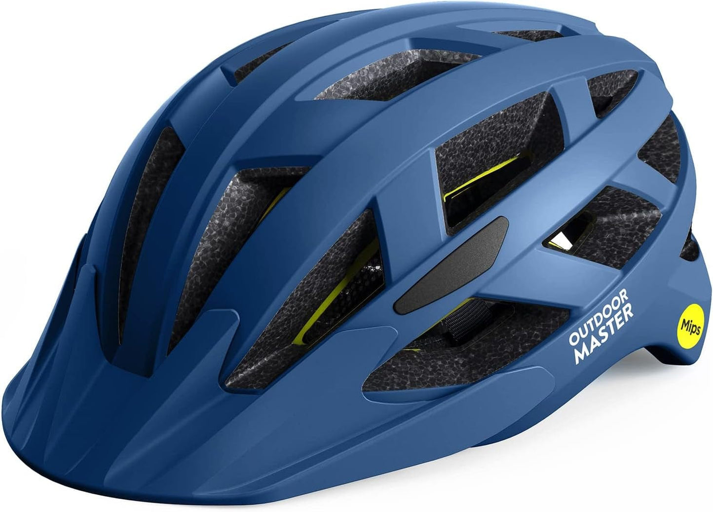 Outdoormaster Gem Recreational MIPS Cycling Helmet - Two Removable Liners & Ventilation in Multi-Environment - Bike Helmet in Mountain, Motorway for Youth & Adult Ocean Blue / Medium