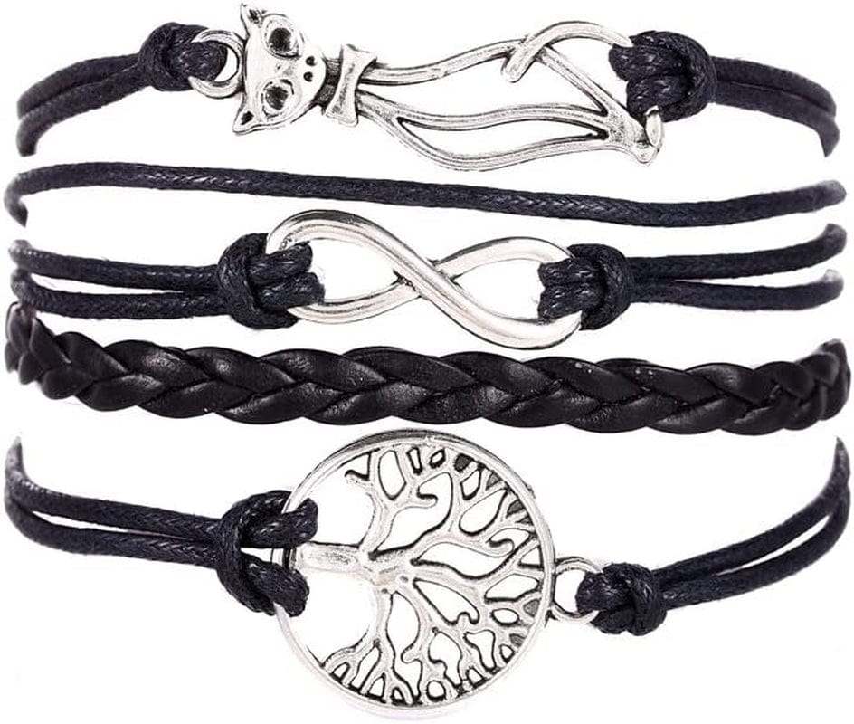 Pack of 50 Tree of Life Charms Jewelry Making Silver Charms Mixed Smooth Tibetan Silver Metal Charms Pendants DIY for Necklace Bracelet Jewelry Making and Crafting