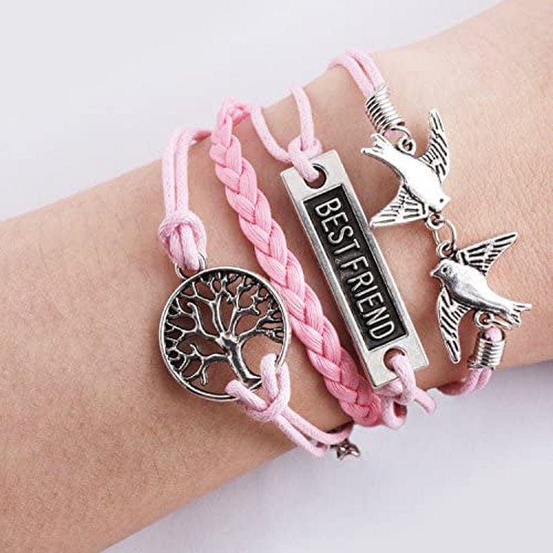 Pack of 50 Tree of Life Charms Jewelry Making Silver Charms Mixed Smooth Tibetan Silver Metal Charms Pendants DIY for Necklace Bracelet Jewelry Making and Crafting