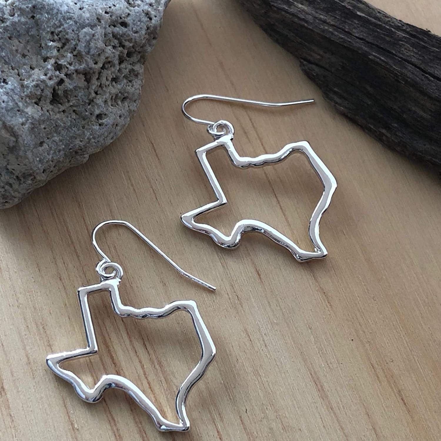 Pammyj State of Texas Dangle Earrings