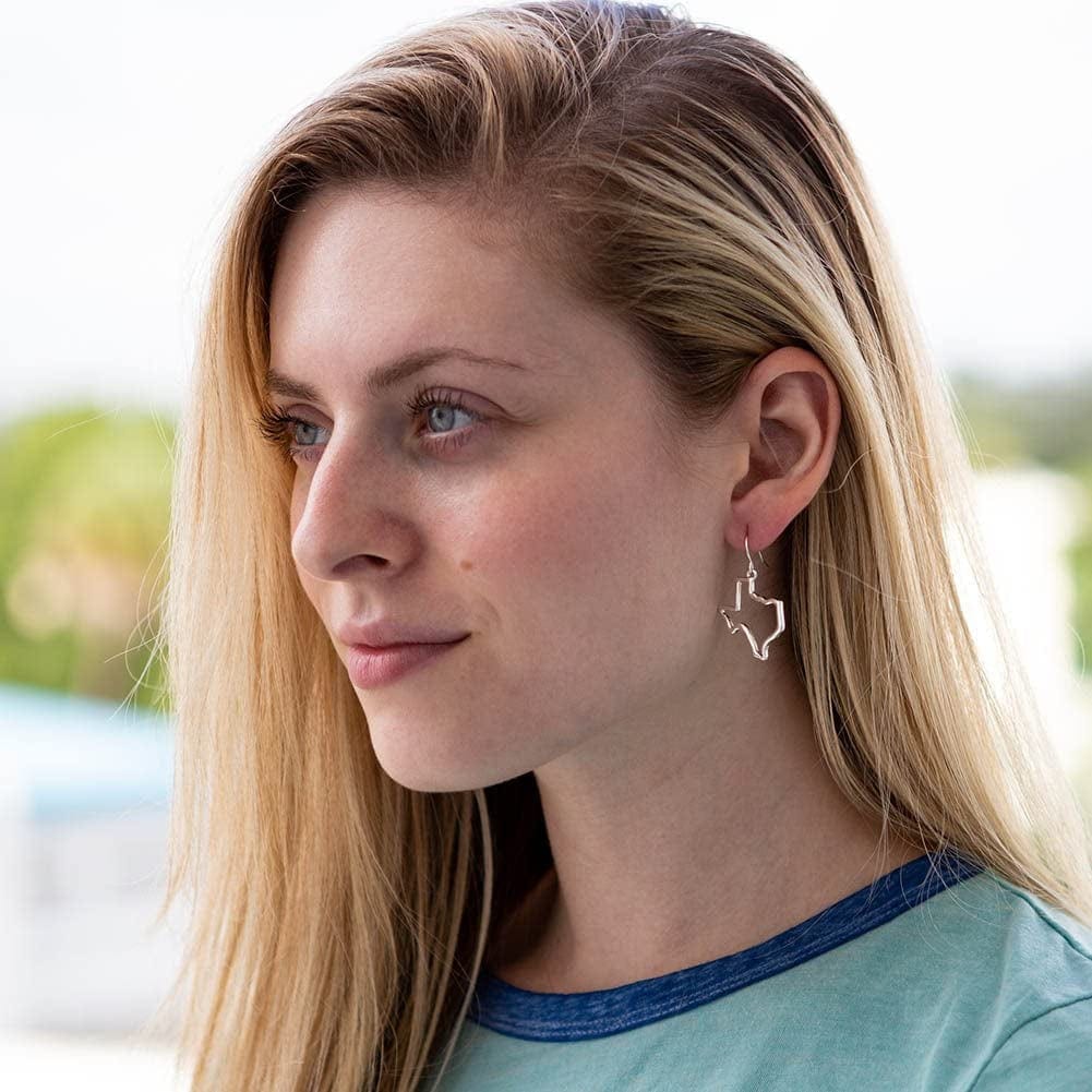 Pammyj State of Texas Dangle Earrings