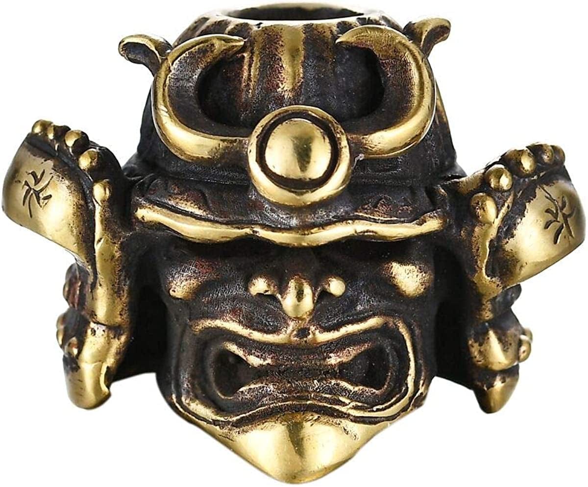 Paracord Bead Hand-Casted Corinthian / Spartan Helmet Brass Charms EDC Accessories for Pendant Buckle,Keychain Pendant,Knife Lanyard,Zipper Pull Brass