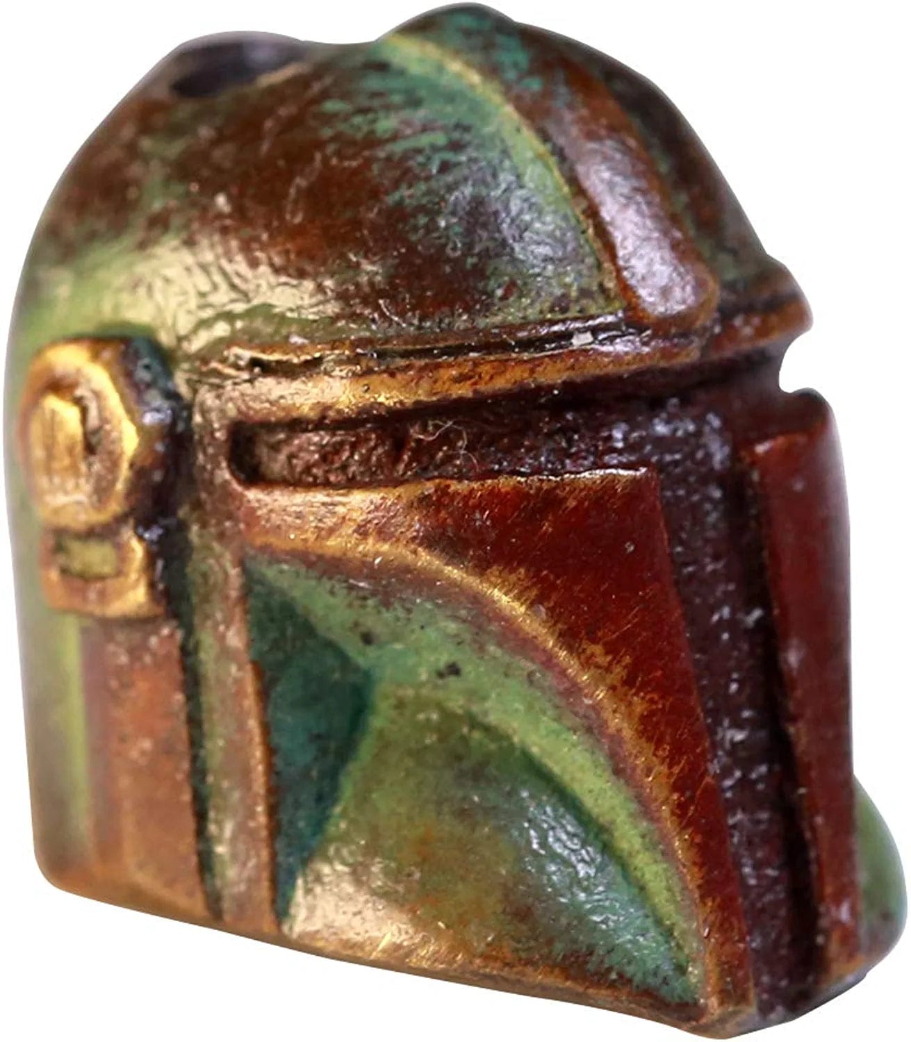 Paracord Bead Hand-Casted Corinthian / Spartan Helmet Brass Charms EDC Accessories for Pendant Buckle,Keychain Pendant,Knife Lanyard,Zipper Pull Bounty Hunter