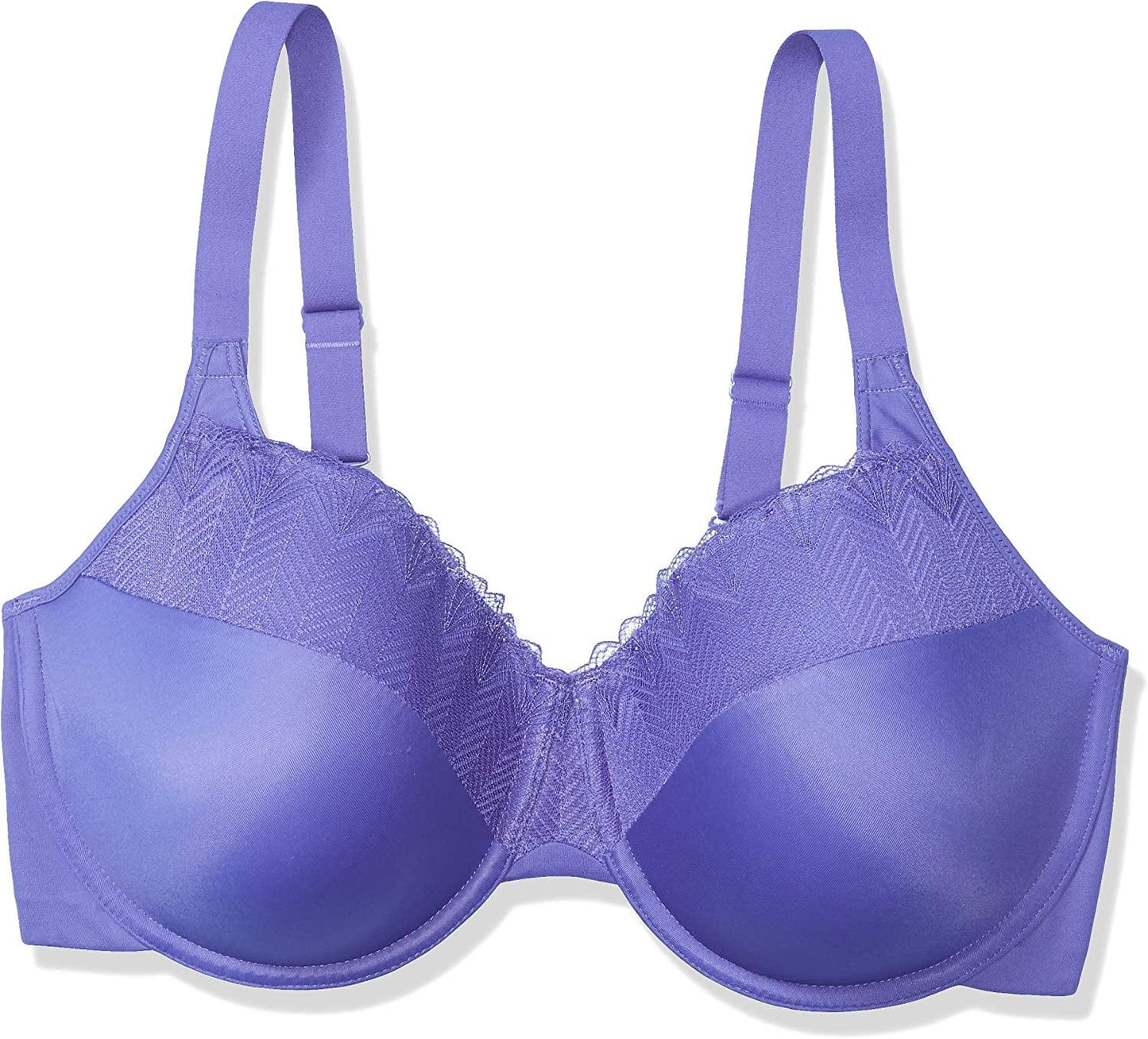 Passion for Comfort Underwire Bra with Full-Coverage, Light Lift Back Smoothing Shapewear Bra for Everyday Wear Plummed Out / 42C