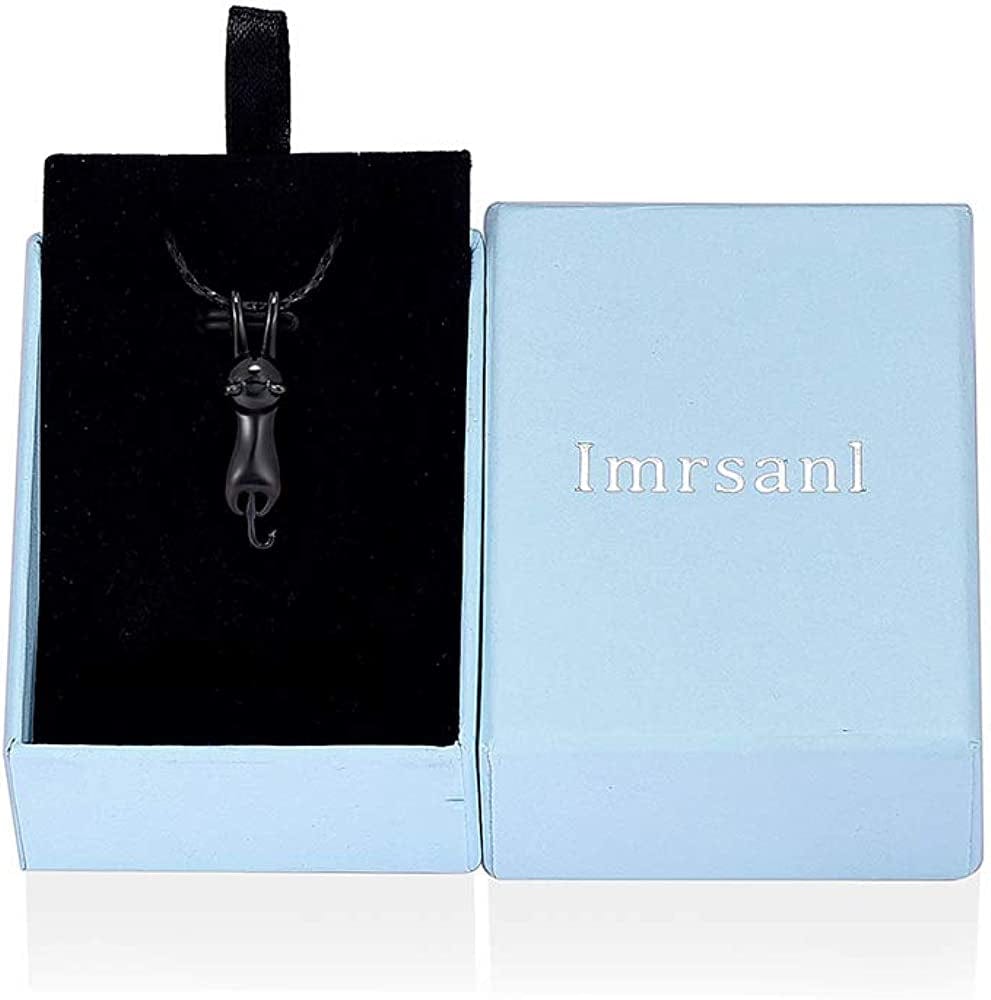 Pet Cremation Jewelry for Ashes Memorial Ash Jewelry Keepsake Cat Urn Pendants for Animal Ashes Necklace