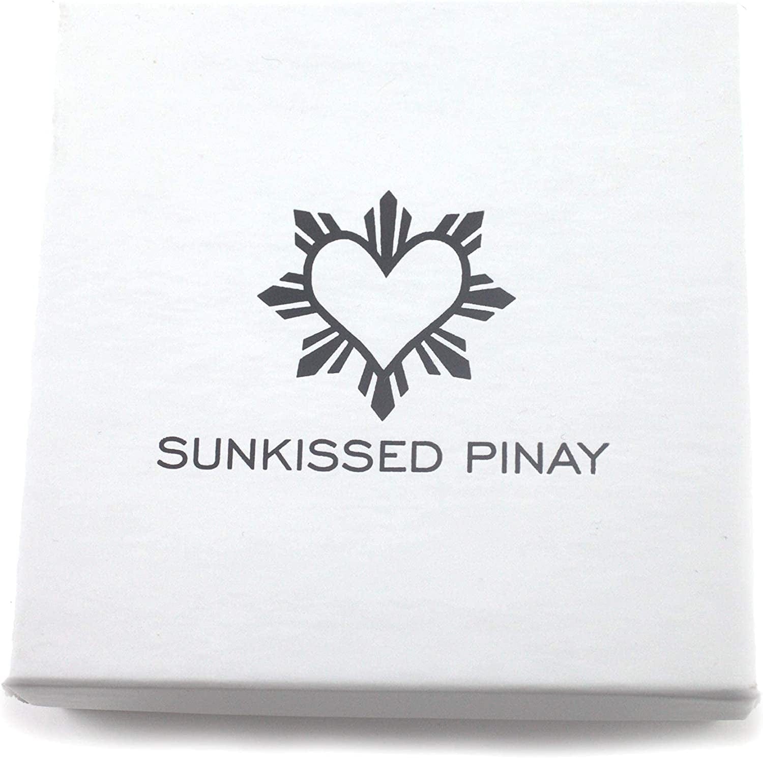 Philippines Sun Hoop Earrings, Pinoy Pride Jewelry,