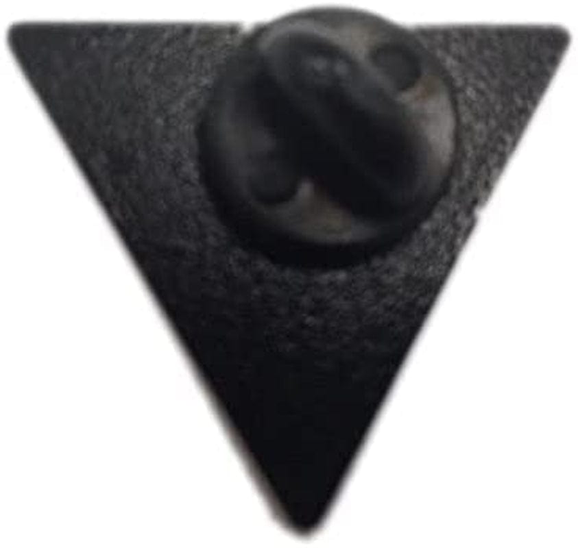 Pink Triangle - Gay and Lesbian LGBT Support Pride Symbol Enamel Pin - Lapel or Fabric Pin