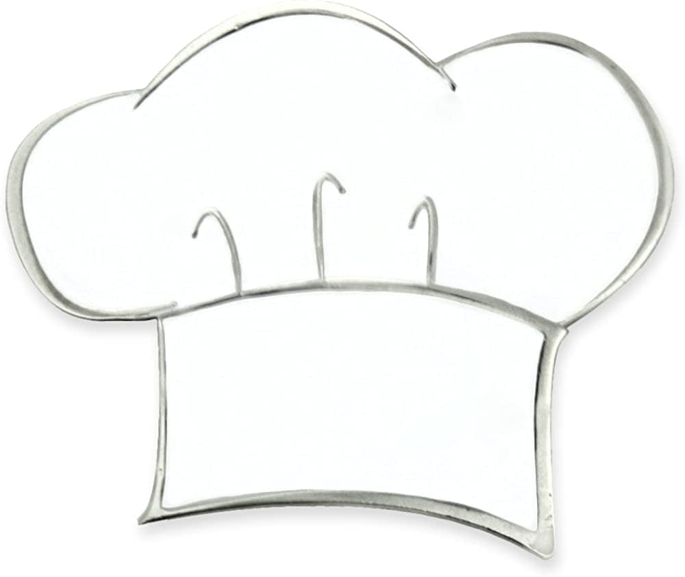 Pinmart Chef'S Baker'S Hat Culinary Kitchen Enamel Lapel Pin 100 Pack