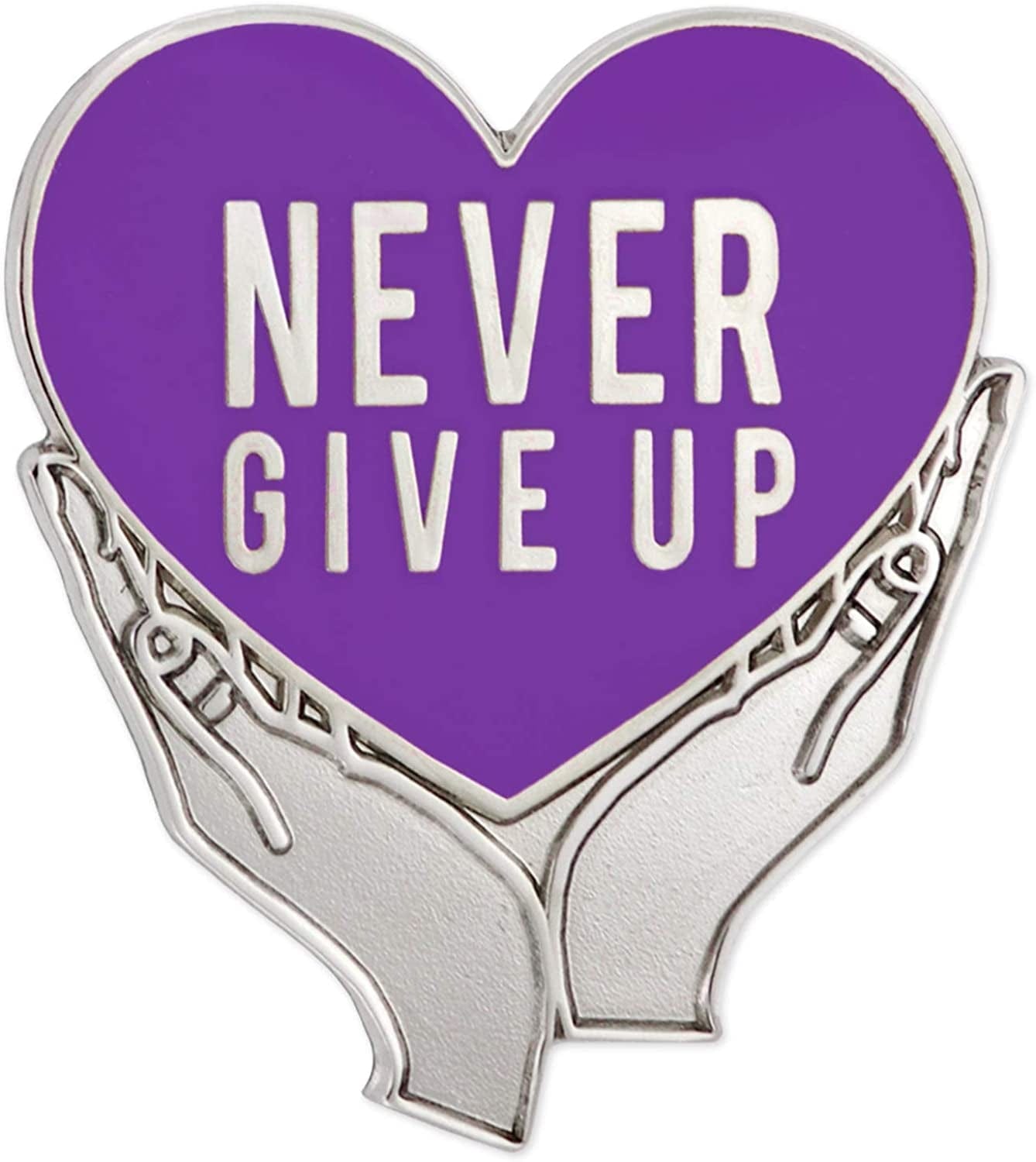 Pinmart Domestic Violence Awareness Never Give Up / 50 Pack
