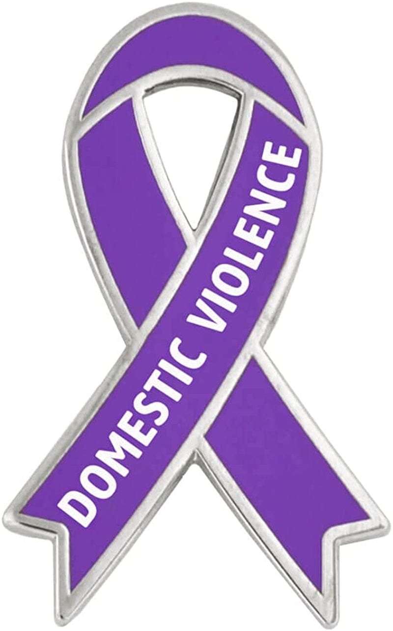 Pinmart Domestic Violence Awareness Domestic Violence Awareness Ribbon / 25 Pack