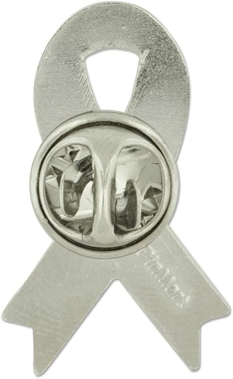 Pinmart Prostate Cancer Light Blue Awareness Ribbon Enamel Lapel Pin