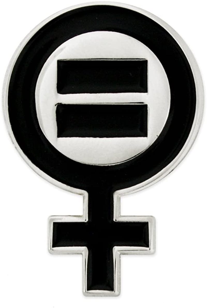Pinmart Women'S Equality Enamel Lapel Pin Venus Symbol / 5 Pack
