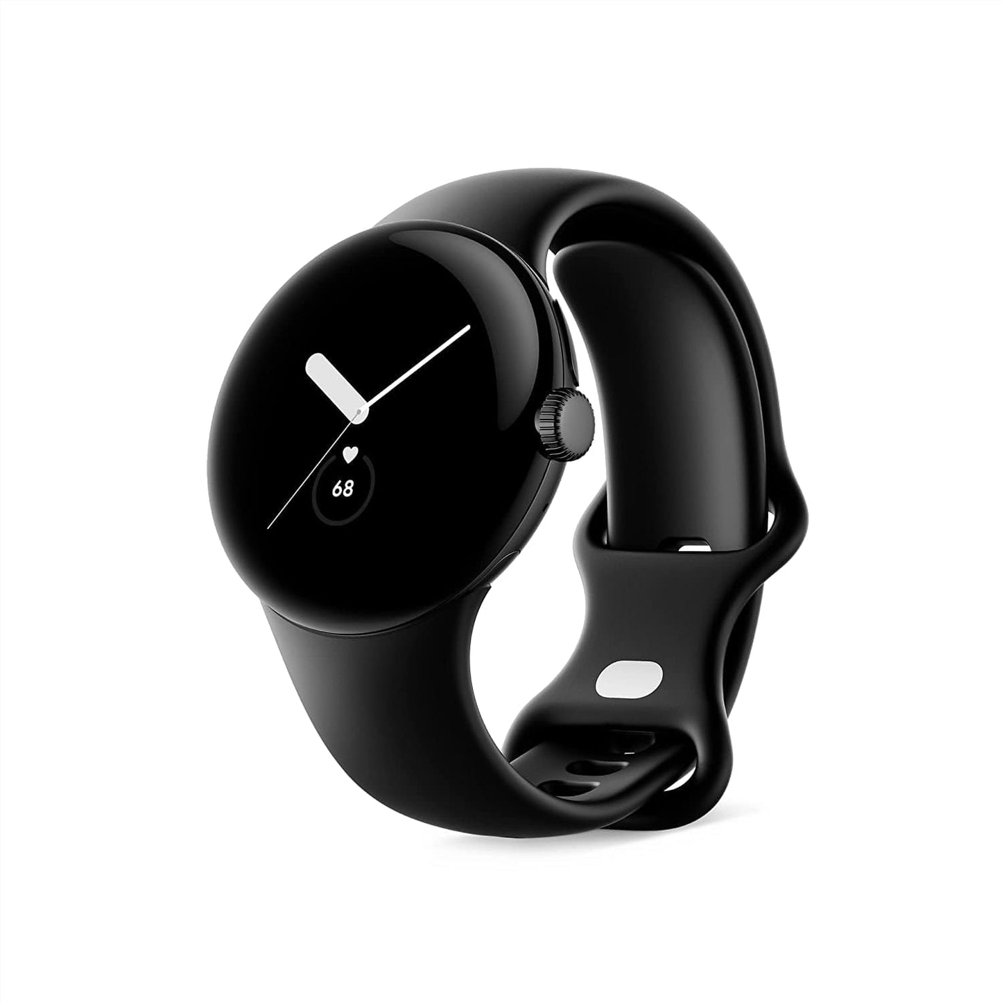 Pixel Watch - Android Smartwatch with Fitbit Activity Tracking - Heart Rate Tracking Watch - Matte Black Stainless Steel Case with Obsidian Active Band - LTE Matte Black case with Obsidian Active ban / WiFi