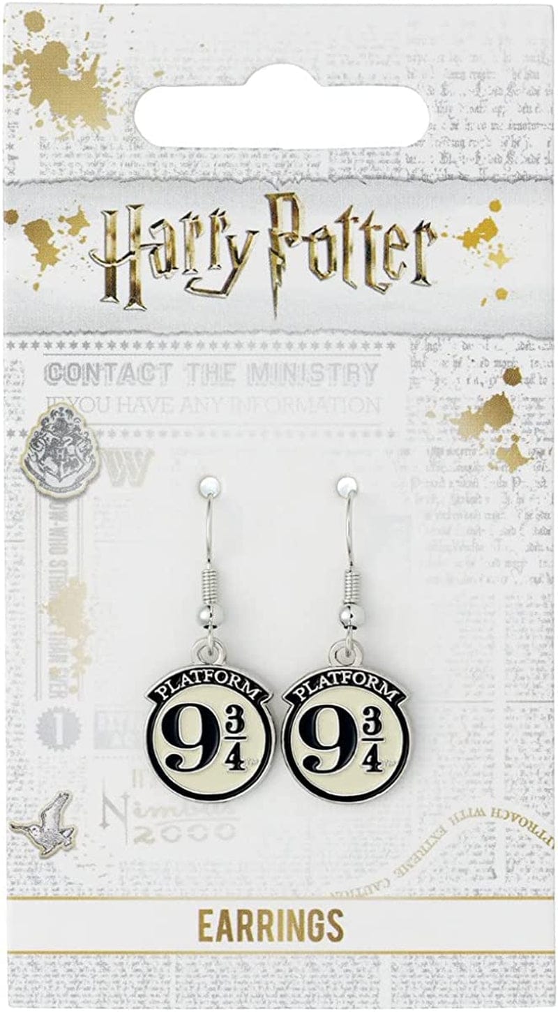 Platform 9 3/4 Silver Plated Earrings