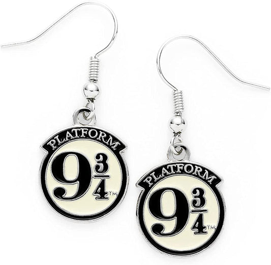 Platform 9 3/4 Silver Plated Earrings
