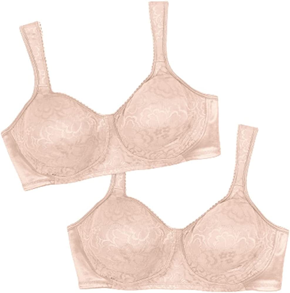 Playtex 18-Hour Ultimate Lift Wireless Bra, Wirefree Bra with Support, Full-Coverage Wireless Bra for Everyday Comfort Sandshell/Sandshell / 2 / 36B