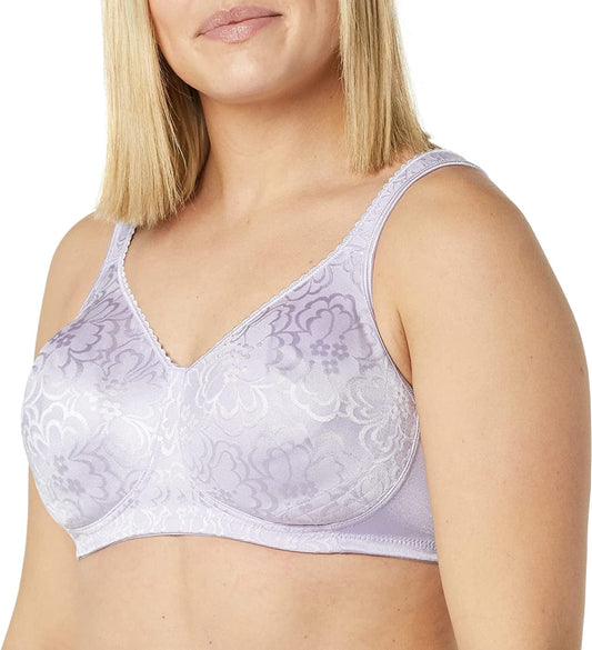 Playtex 18-Hour Ultimate Lift Wireless Bra, Wirefree Bra with Support, Full-Coverage Wireless Bra for Everyday Comfort Urban Lilac / 38DD