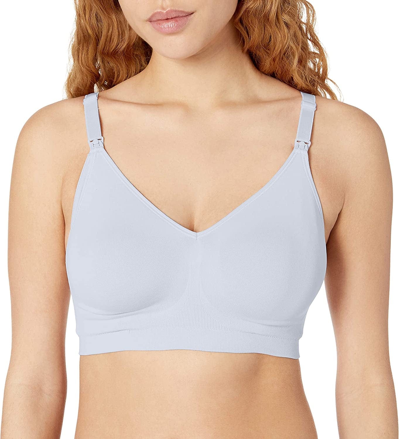 Playtex Women'S Maternity Nursing Seamless Wirefree Full Coverage Bra US4956 Eiffel Grey / XX-Large