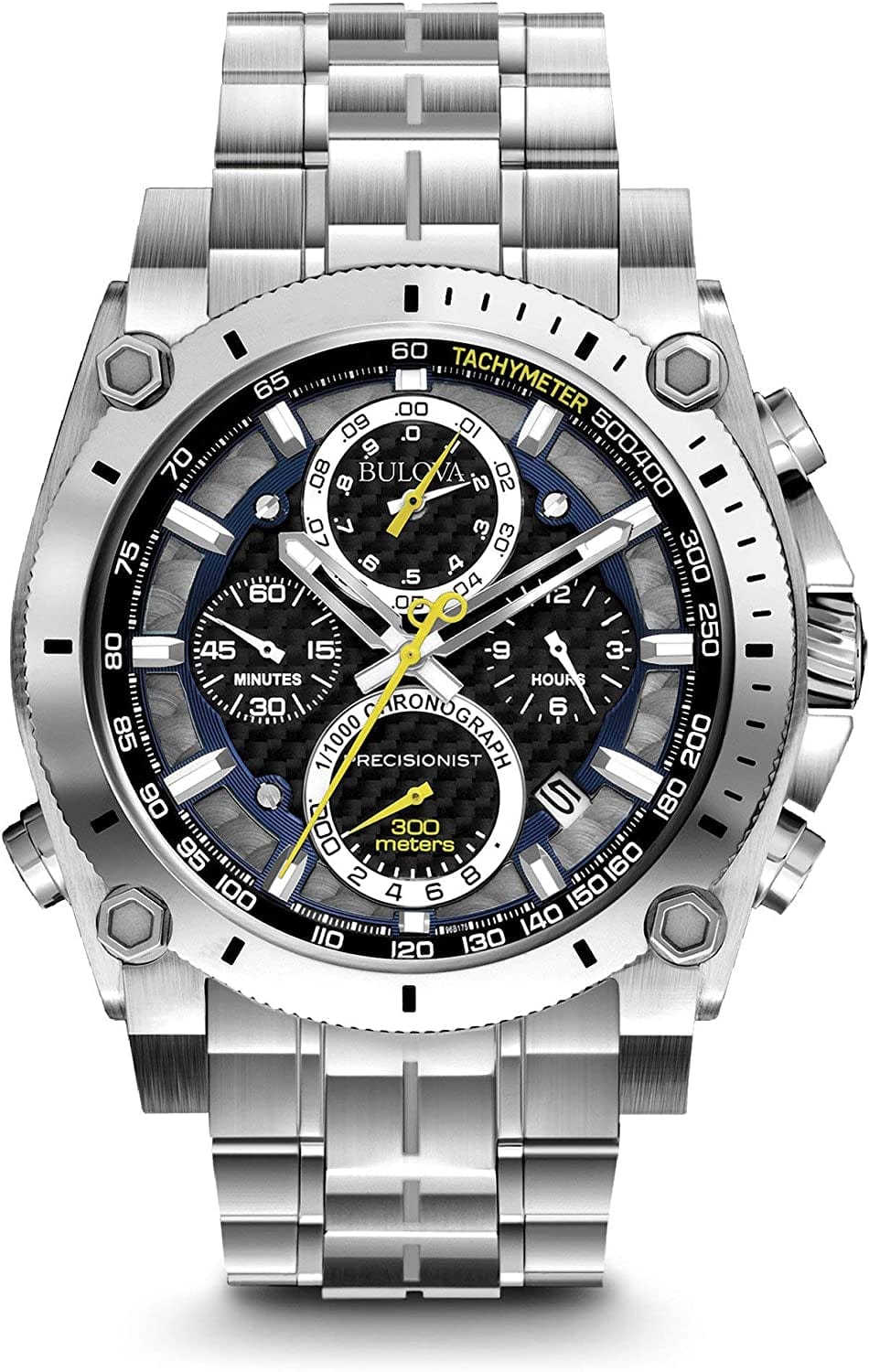 Precisionist Chronograph Men'S Watch Silver Tone