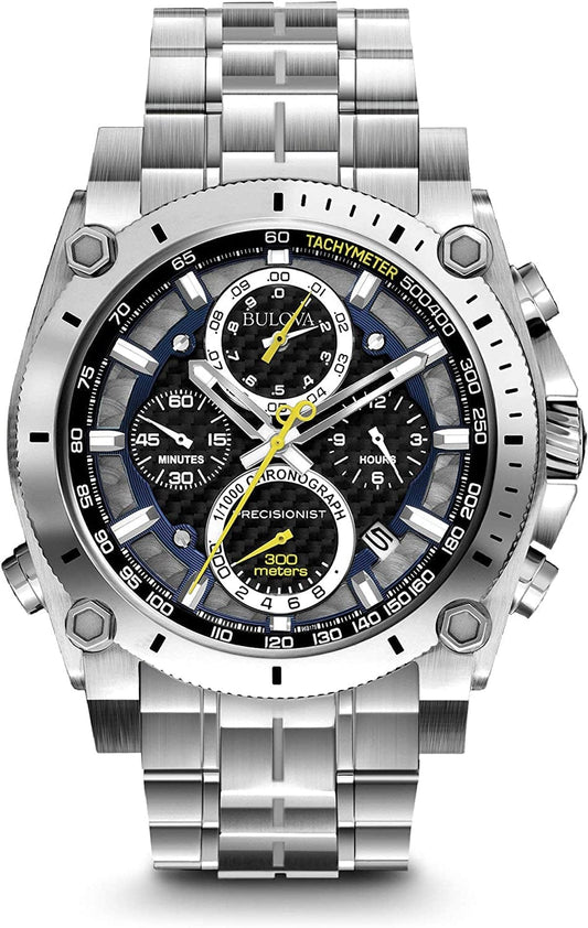 Precisionist Chronograph Men'S Watch Silver Tone