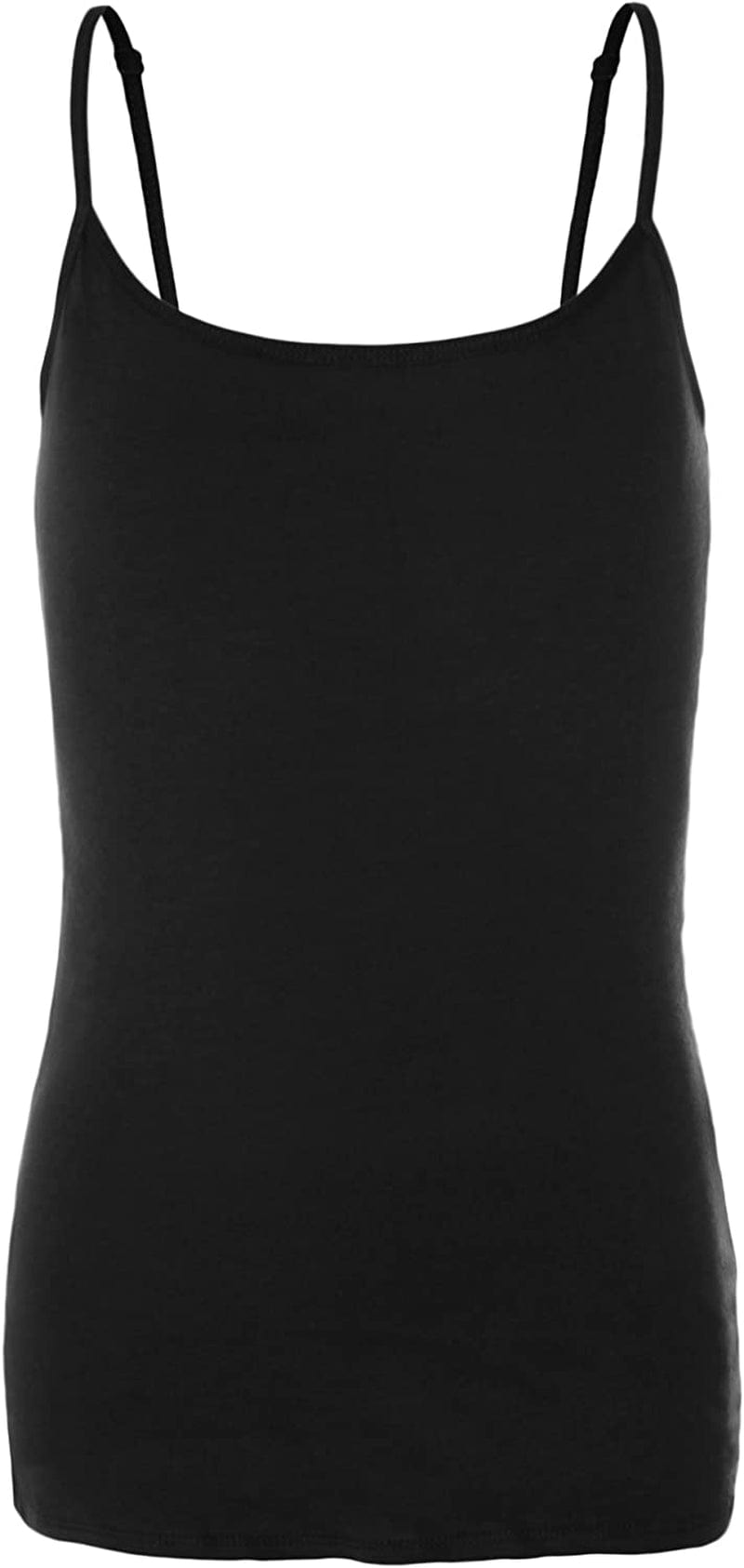 Preteen Training Bra Camisole Wireless Built in Fabric Support Cami Black / Medium