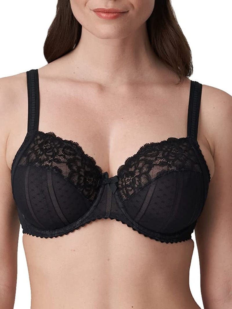 Primadonna Women'S Couture 3 Part Cup Bra 016-2580 Black / 38D