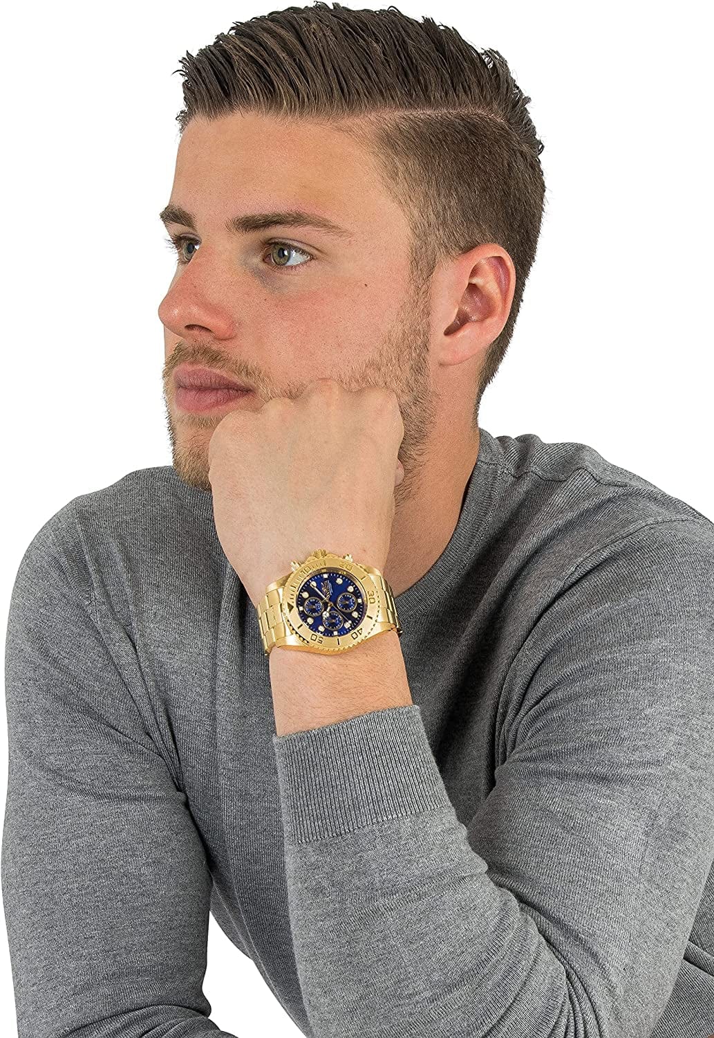 Pro Diver Men'S Wrist Watch Stainless Steel Japanese Quartz