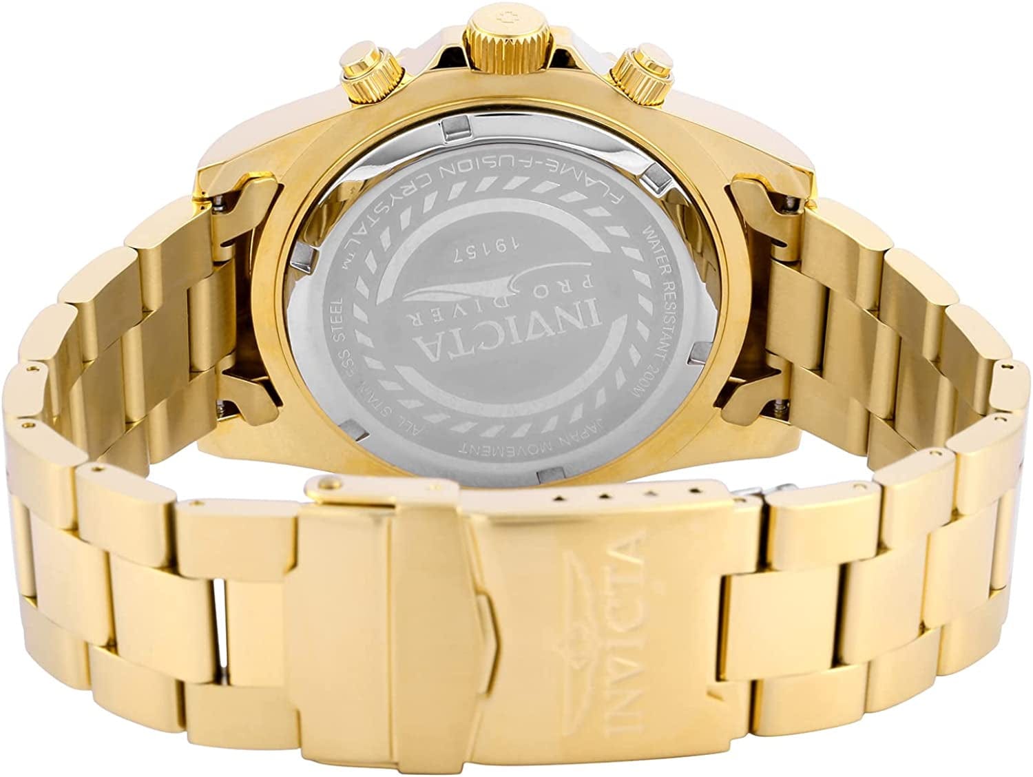 Pro Diver Men'S Wrist Watch Stainless Steel Japanese Quartz