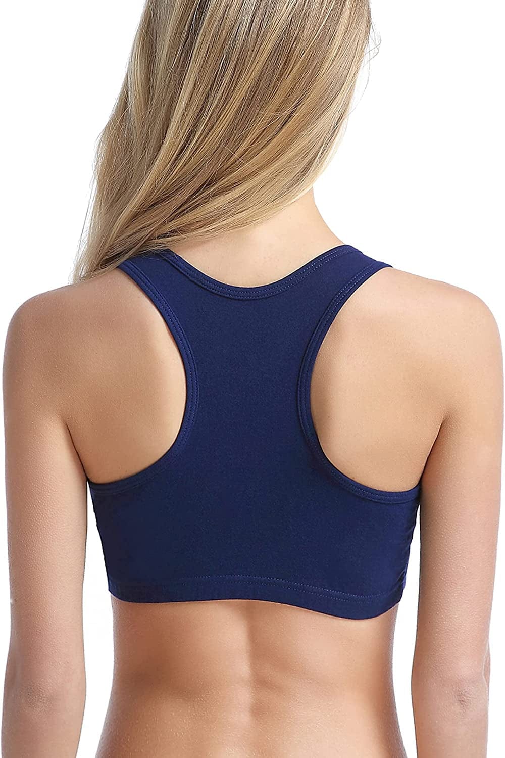 Racerback Maternity Nursing Sleep Bra Cotton Breastfeeding Bralette 3-Pack