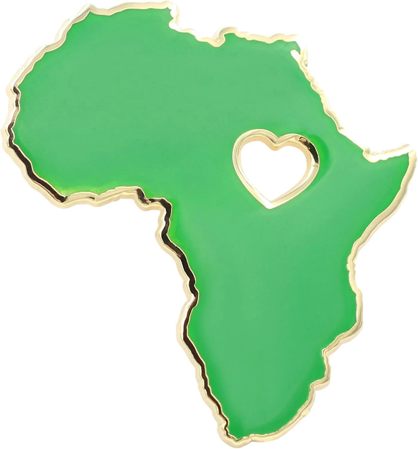 REAL SIC Africa Pin - Wakanda Forever, BLM, & Black Panther Enamel Pin Green