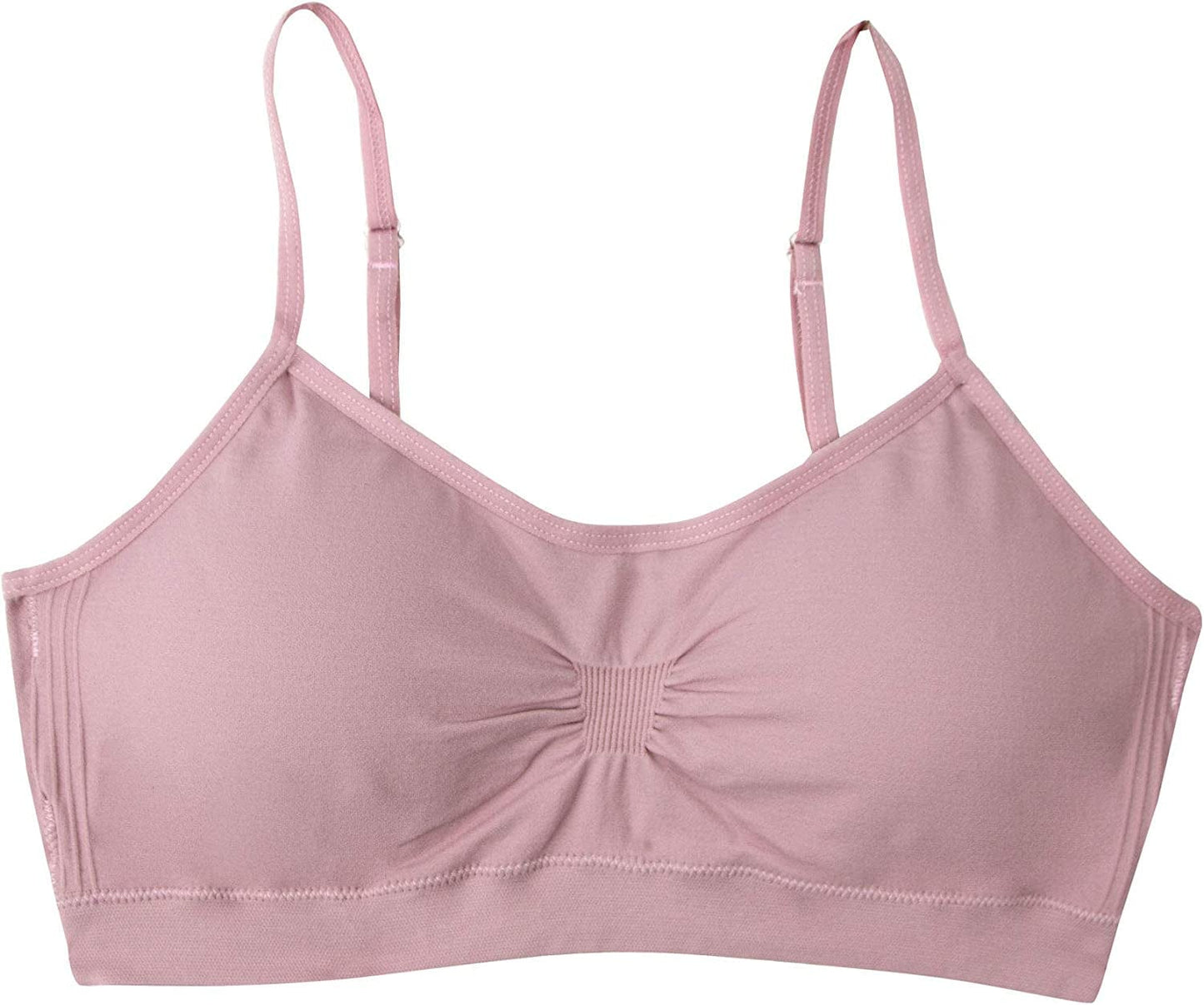 Red Bene Women'S Seamless Padded Wirefree Comfort Bra Bralette Rose / Medium