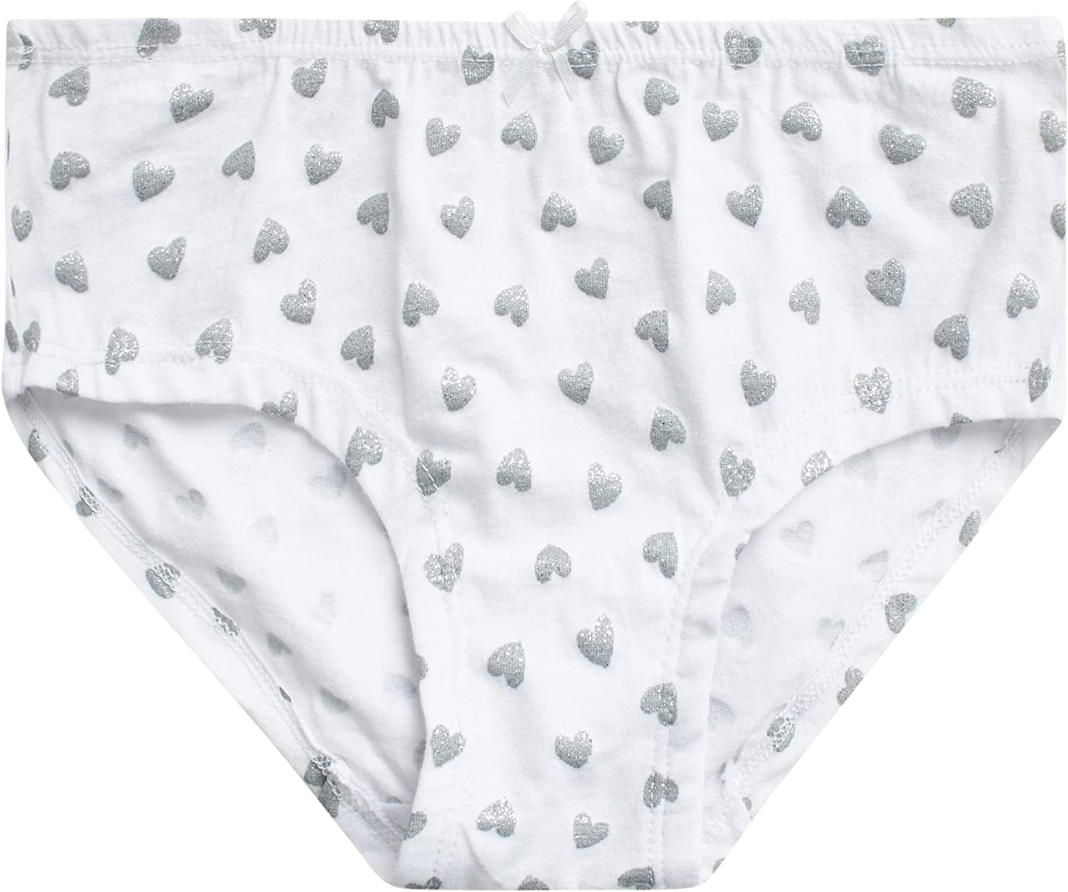 Rene Rofe Girls’ Training Bra Set – 10 Piece Cotton Cami Bralette and Hipster Briefs (M-XL)