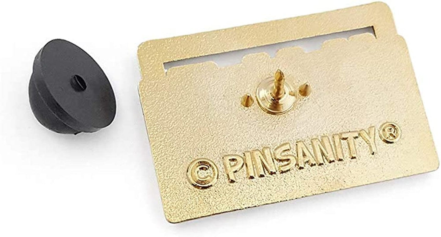 Retro Boombox Enamel Lapel Pin