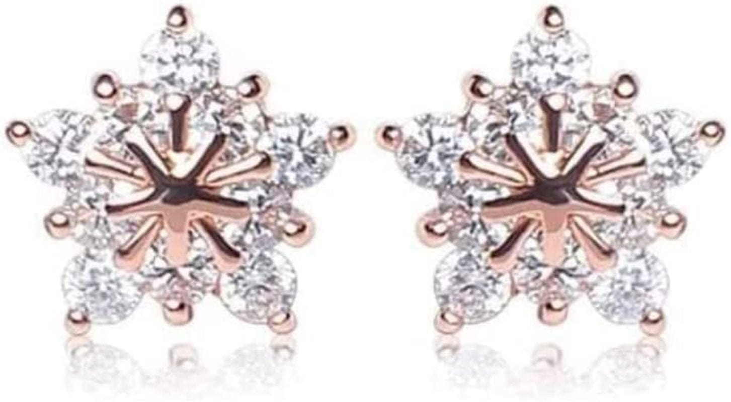 Retro Stud S925 Silver Needle Stud Earrings Niche Temperament Earrings Trendy Light Luxury Fashion Female Retro Exquisite Earrings Gold 1 Pair X1 / one.