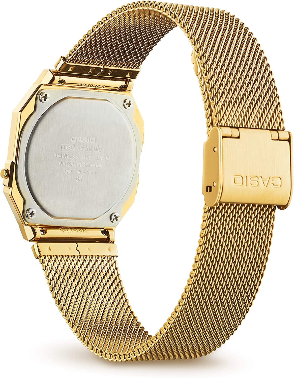 Retro Watch A700WEMG-9AEF Unisex Gold Chronometer