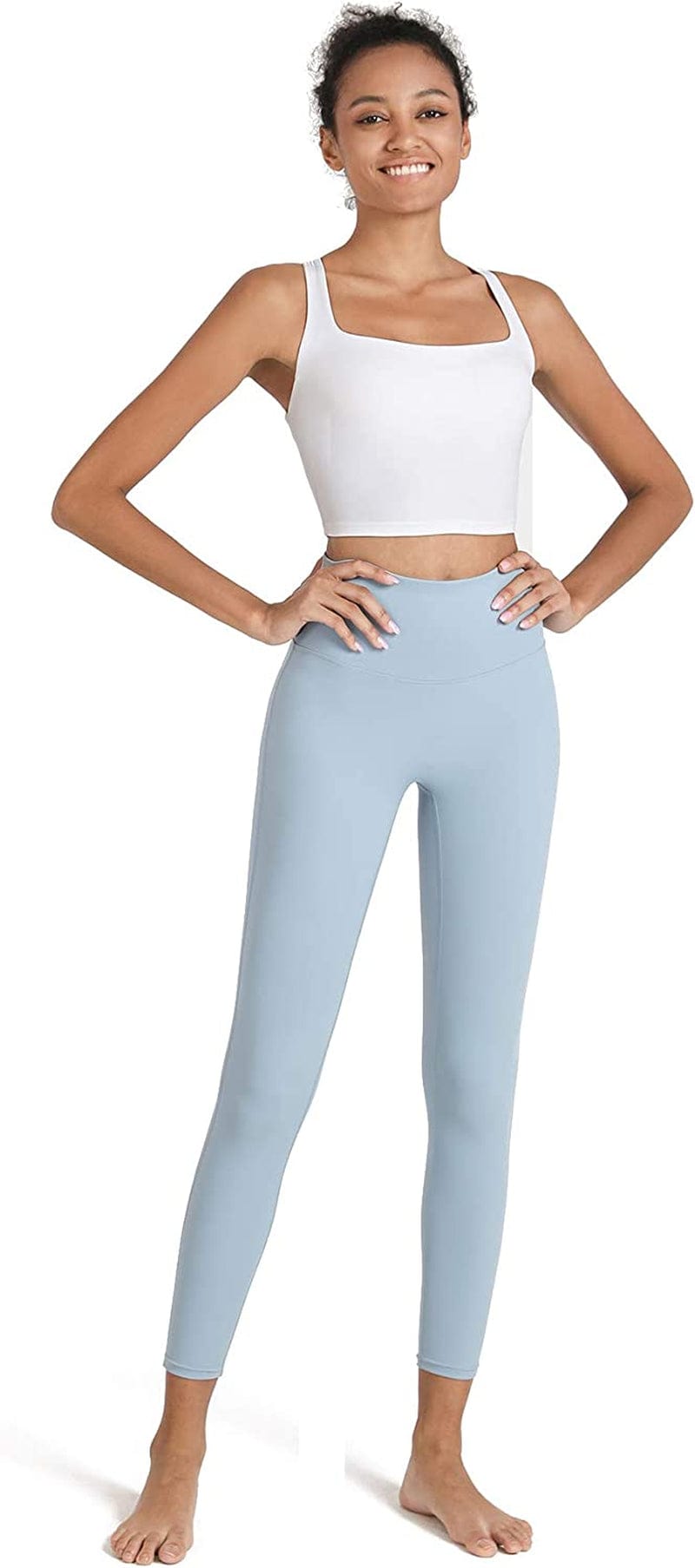 Romansong Strappy Yoga Sports Bras for Women Padded Criss-Cross Back Tank Tops