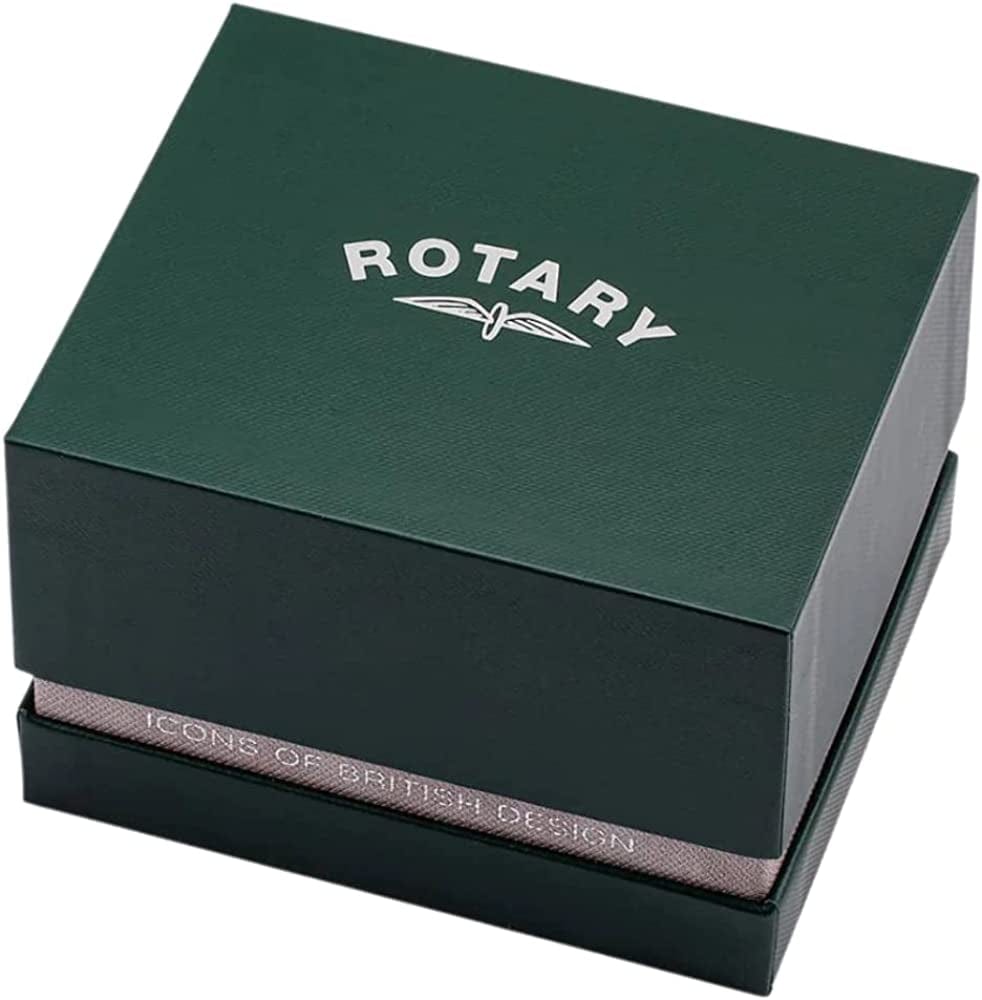 Rotary Men'S GS02424/21 Analog Display Quartz Black Watch