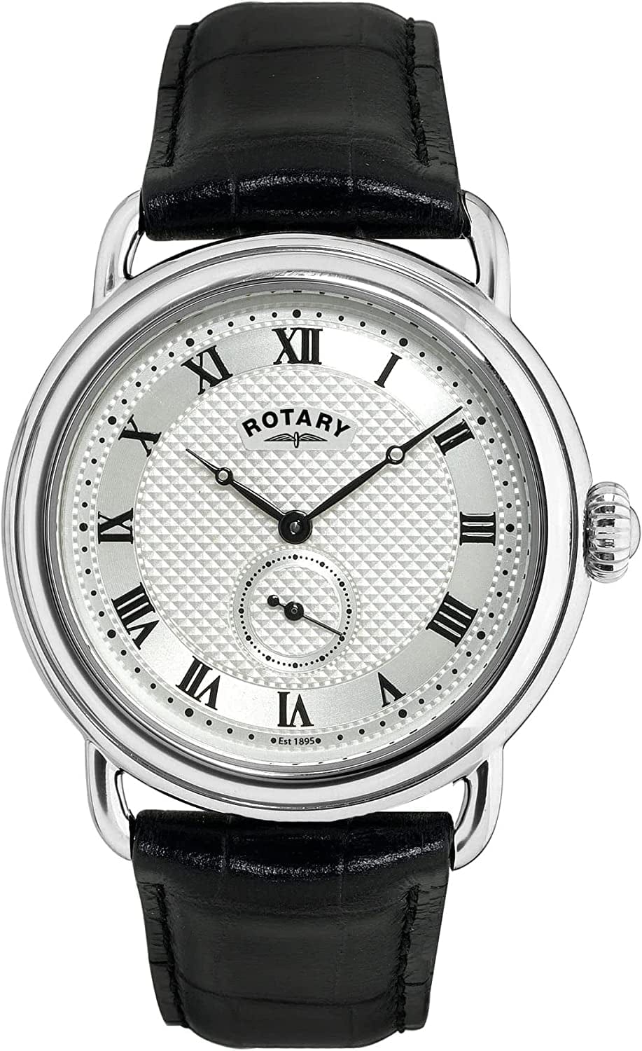 Rotary Men'S GS02424/21 Analog Display Quartz Black Watch