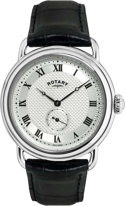 Rotary Men'S GS02424/21 Analog Display Quartz Black Watch