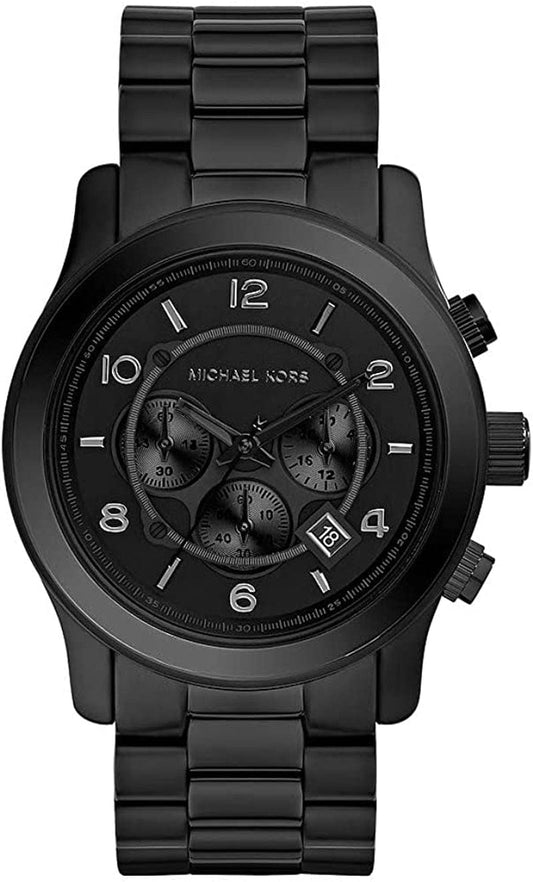 Runway Chronograph Stainless Steel Watch Black