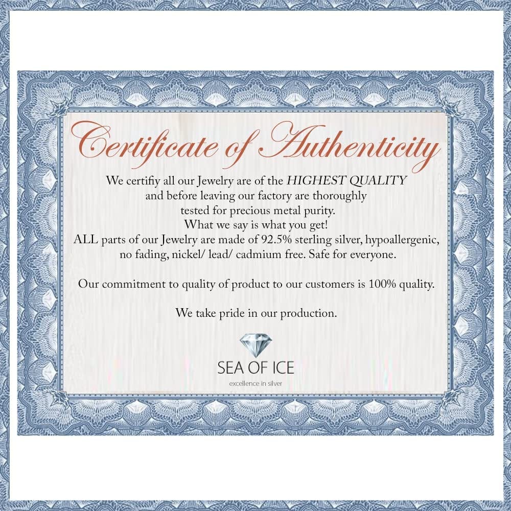 Sea of Ice Heart Filigree Oval Hoop Earrings for Women – Sterling Silver Earing – Elegant Filigree Trendy Jewelry