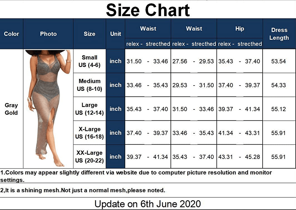 Sexycherry Women'S Sexy Swimsuit Cover Ups Casual See through Sheer Long Maxi Dresses for Swimwear Apparel & Accessories > Clothing > Swimwear Kylie Max