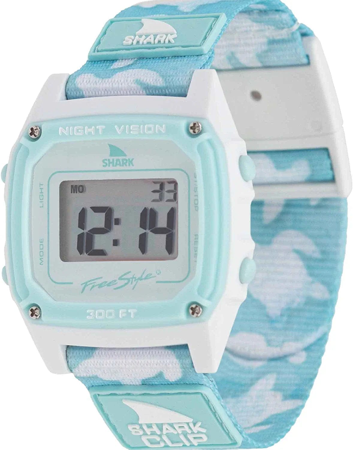 Shark Classic Clip Trippy Turtle Aqua Unisex Watch FS101128
