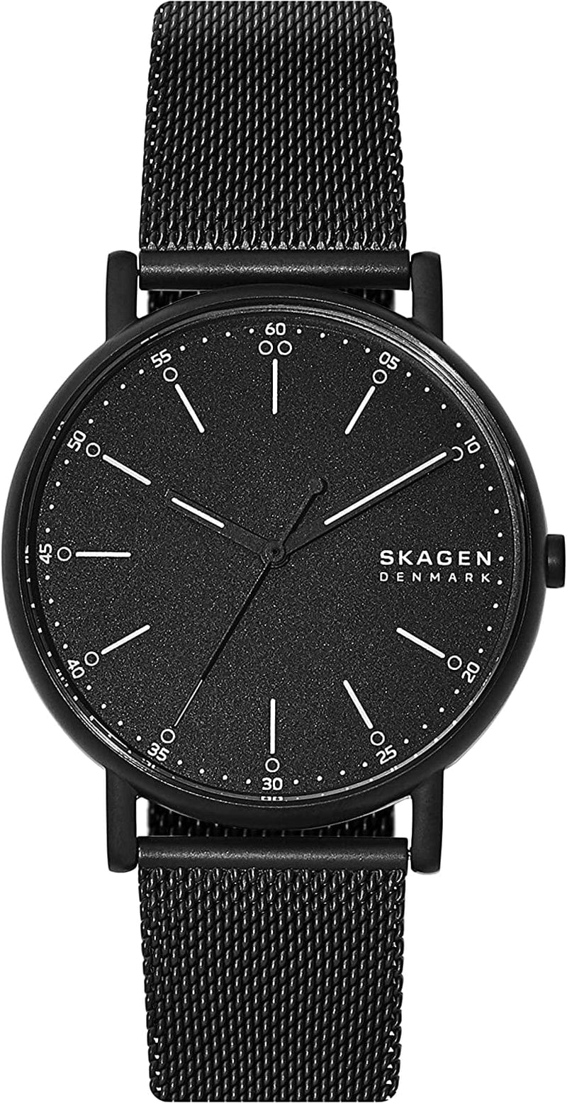 Signatur Three-Hand 40Mm Minimalist Watch Black/Black