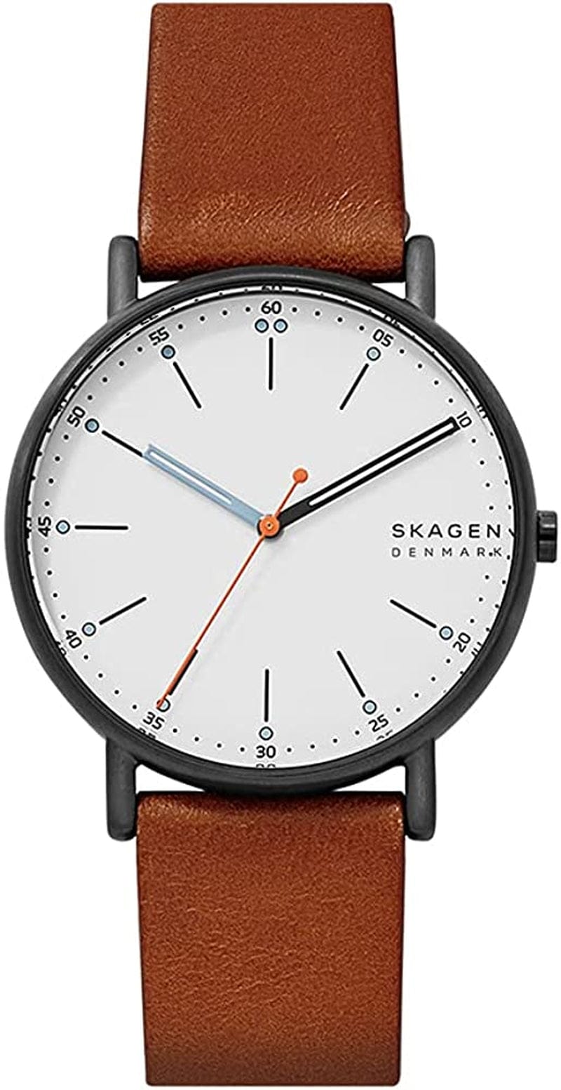 Signatur Three-Hand 40Mm Minimalist Watch Brown / Silver