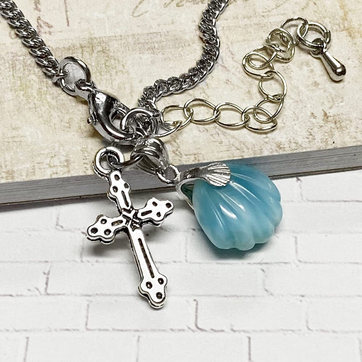 Silver Small Tiny Crosses Mini Cross Charms Beads Bulk Pendants Bracelet Jewelry Making for Men & Women