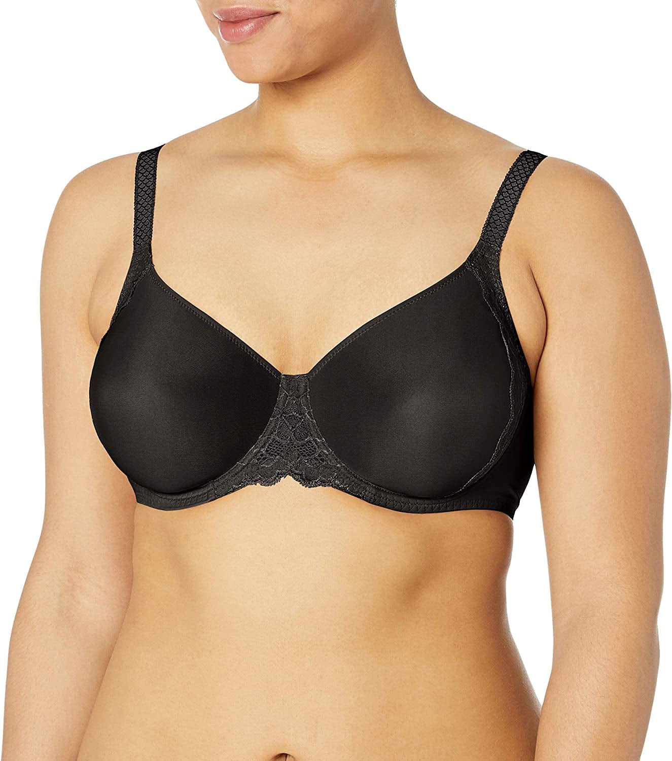 Simone Perele Women'S Plus-Size Caresse Minimizer Underwire Bra Black / 32D