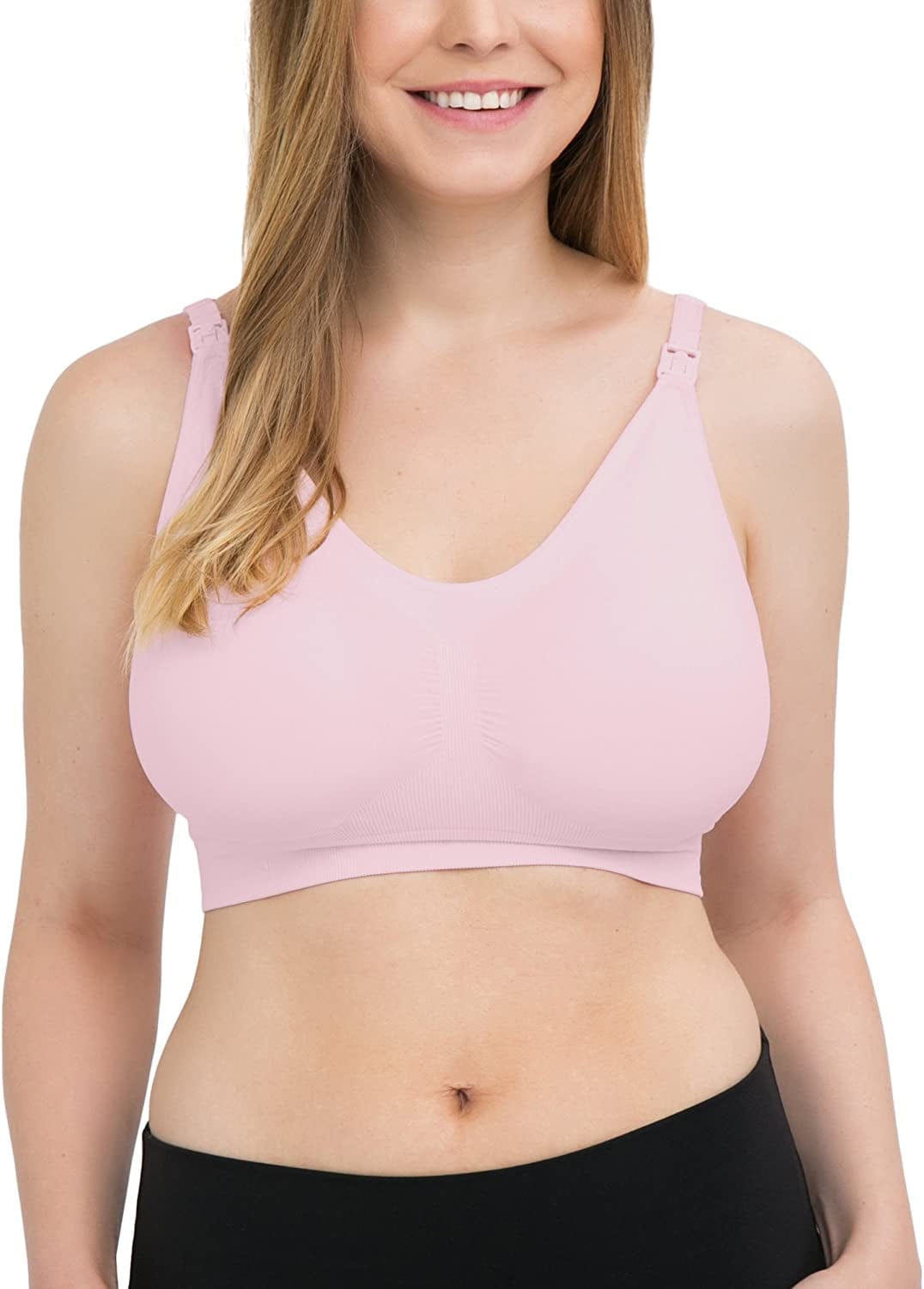 Simply Sublime Seamless Nursing Bra for Breastfeeding | Wireless Maternity Bra Pink / Regular / Medium